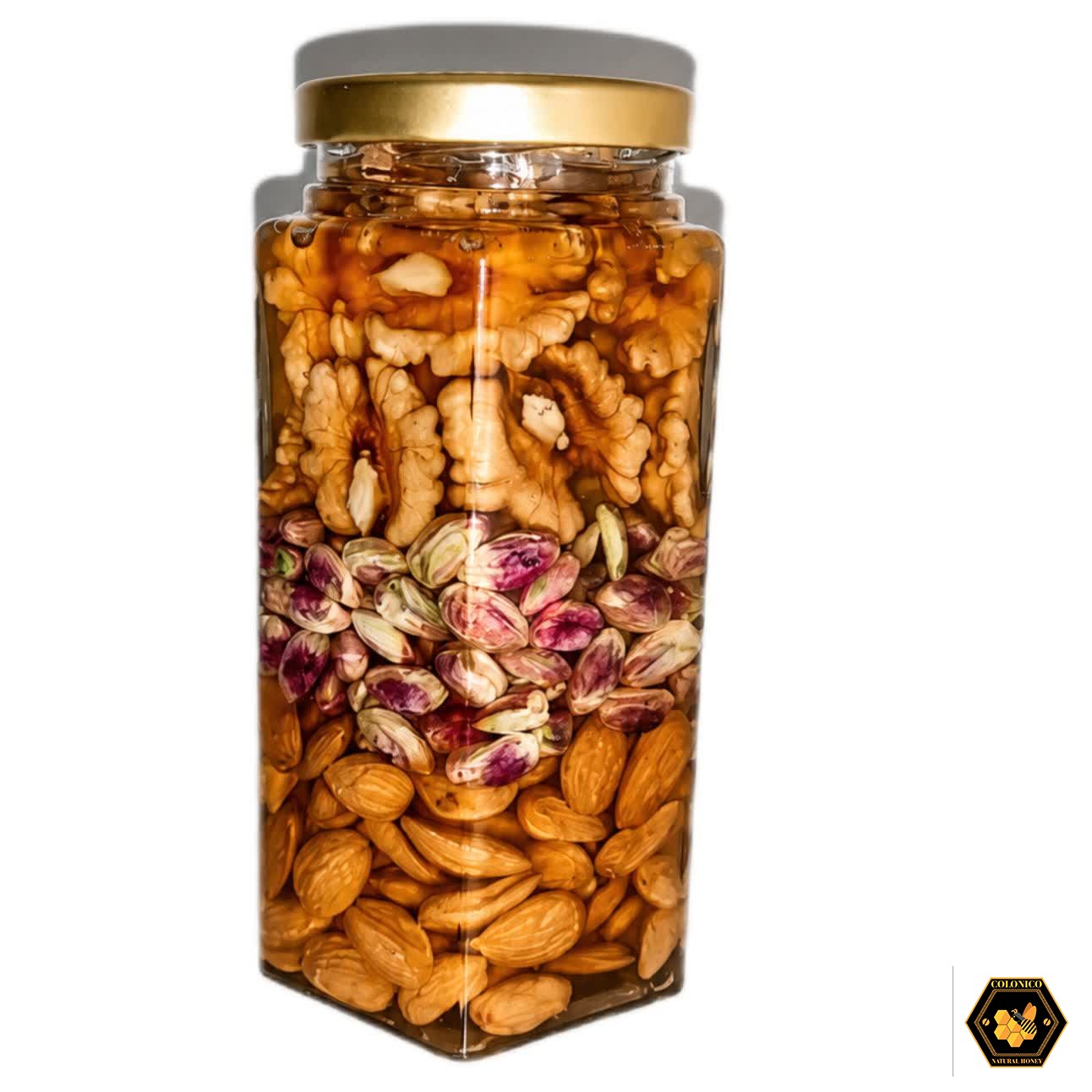 عسل معجون ۳مغز(بادام درختی،پسته،گردو)